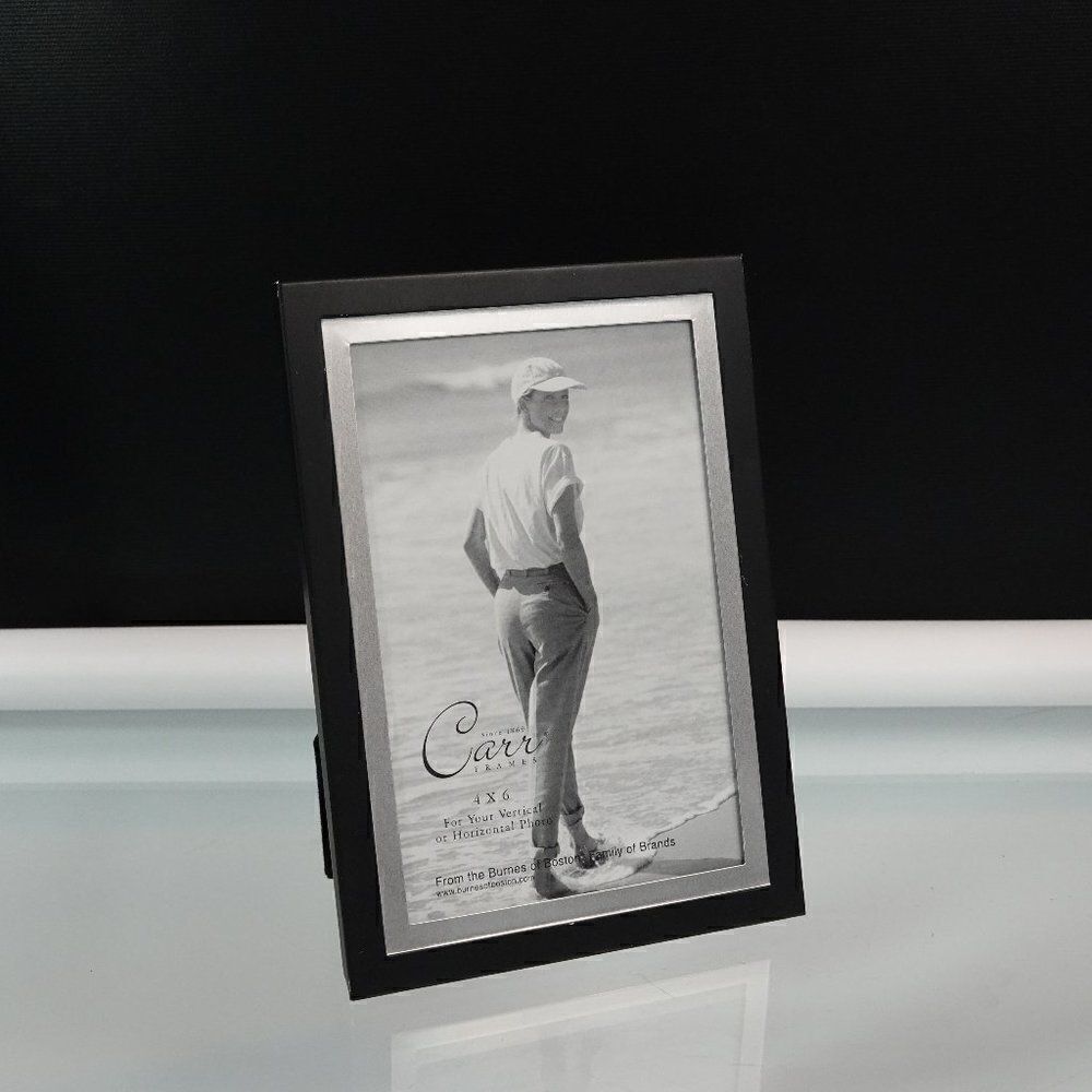 Carr Picture Frame Black Silver Color
